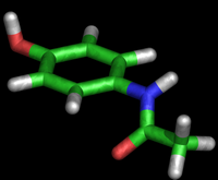 Paracétamol en 3 dimensions